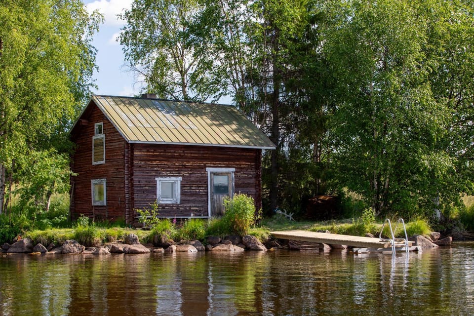Day, Natural landscape, Sauna, Lake view