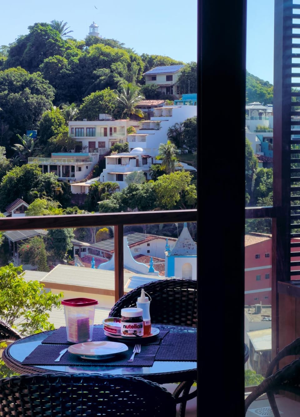 Natural landscape, View (from property/room), Balcony/Terrace, Dining area, Mountain view