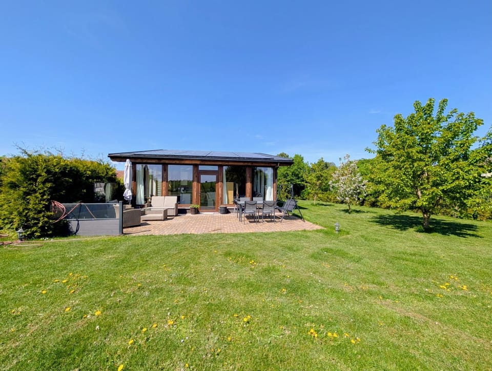 Property building, Garden view