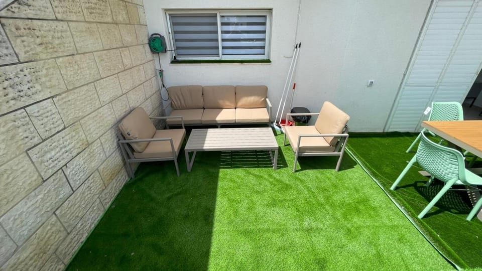 Patio, Living room, Seating area, Dining area