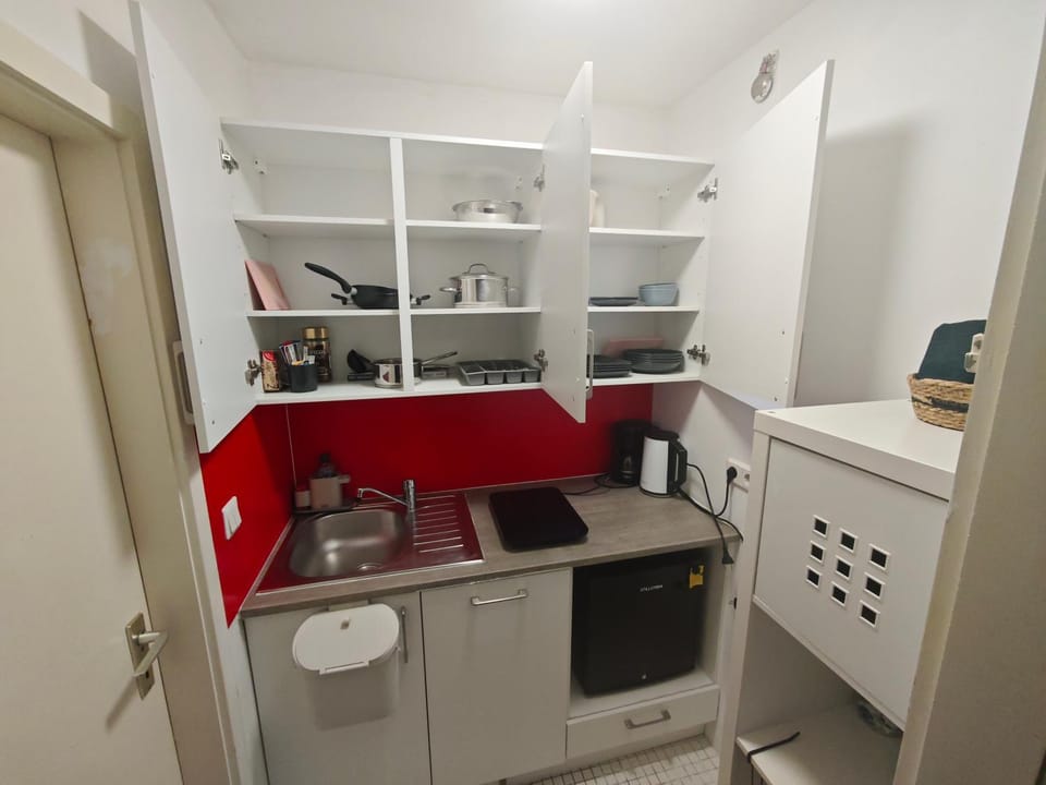 Coffee/tea facilities, Kitchen or kitchenette, dishwasher, stove