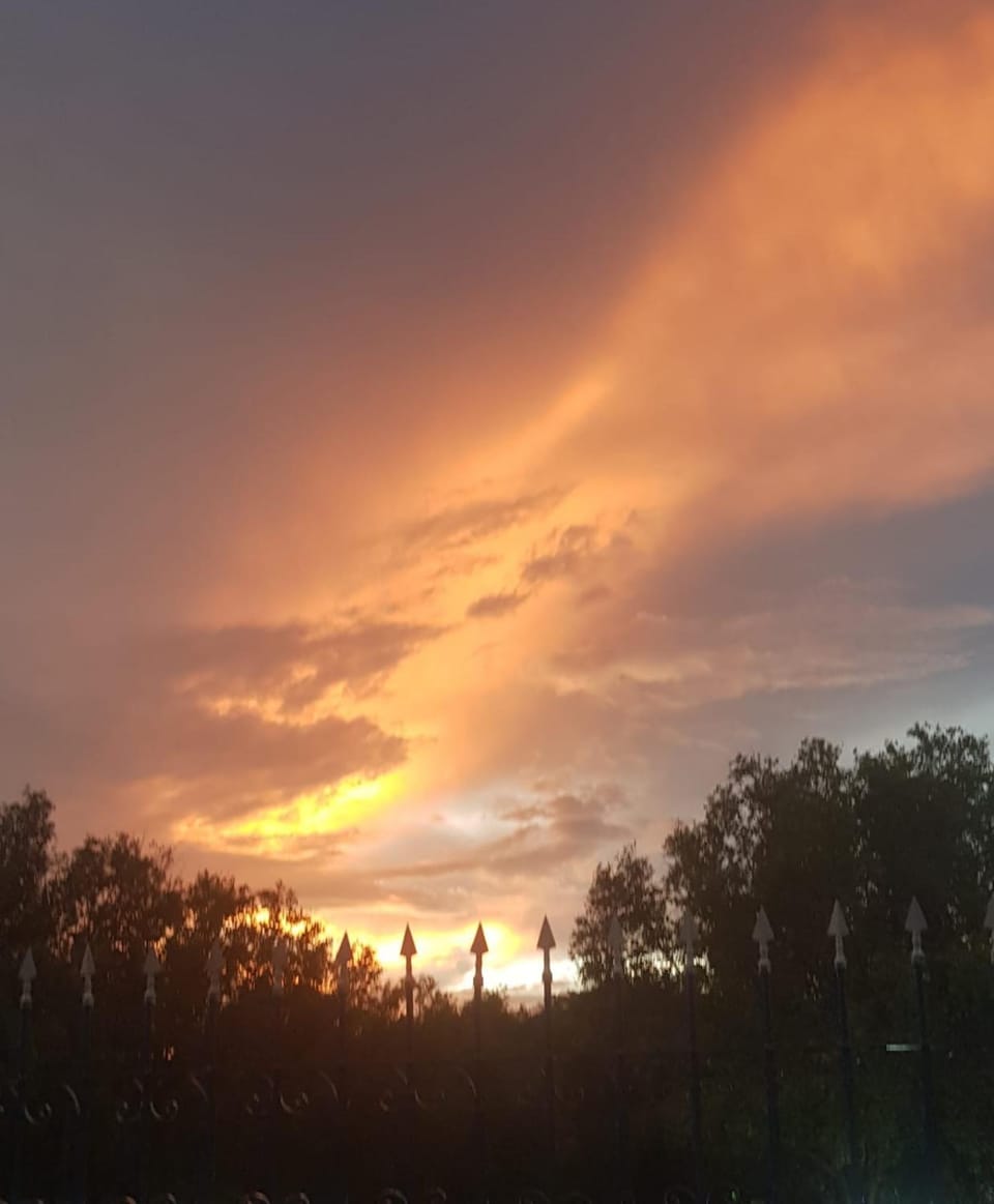 Natural landscape, Sunset
