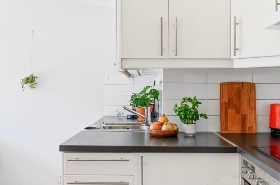 Coffee/tea facilities, Kitchen or kitchenette, stove