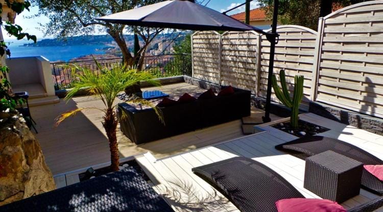 Patio, View (from property/room), Balcony/Terrace, Sea view