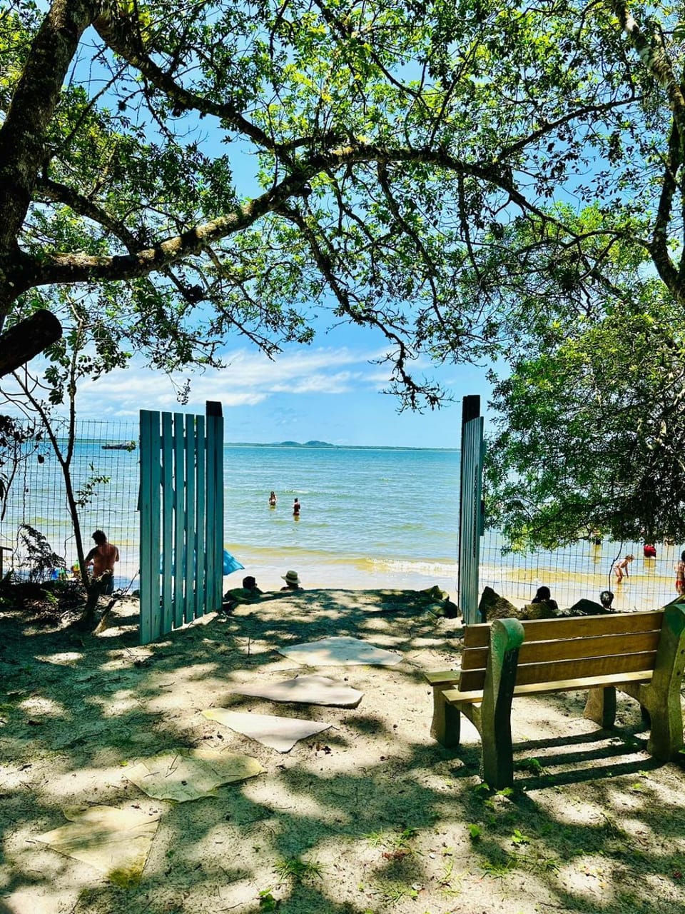 Garden, Sea view