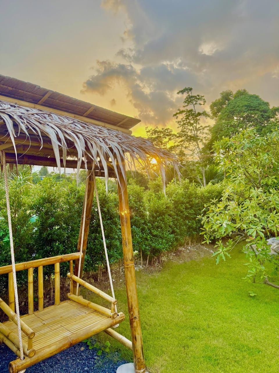 Garden, Sunset