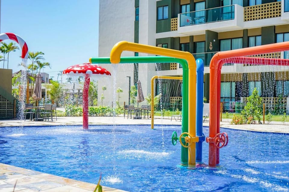 Day, Children play ground, Aqua park, Pool view, Swimming pool