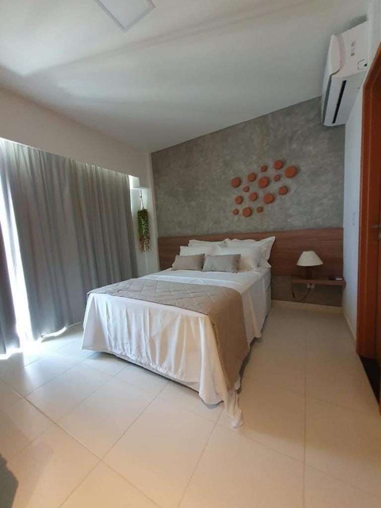 Bed, Photo of the whole room, Bedroom, towels, air conditioner