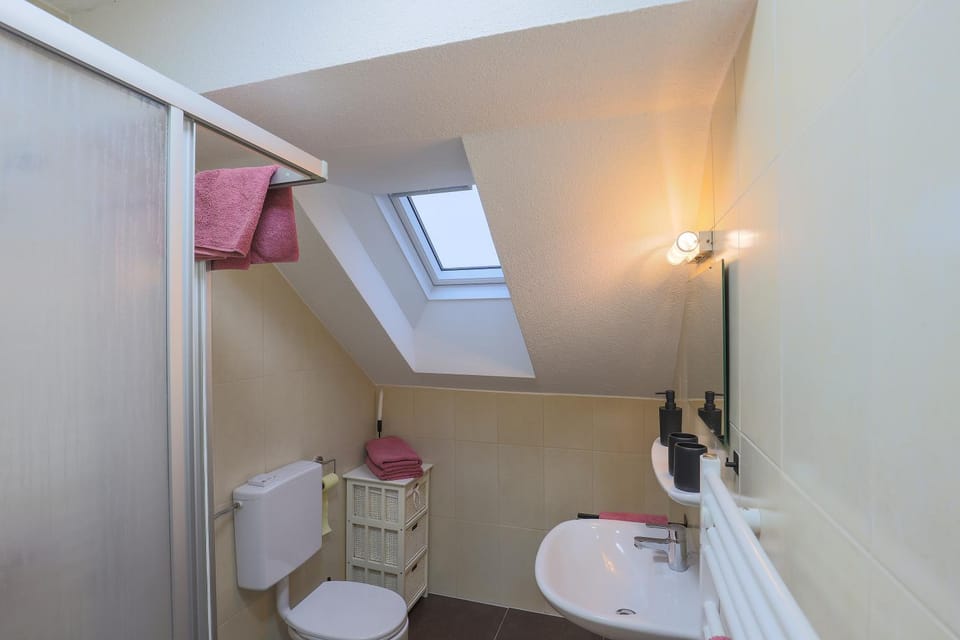 Shower, Toilet, Bathroom, towels