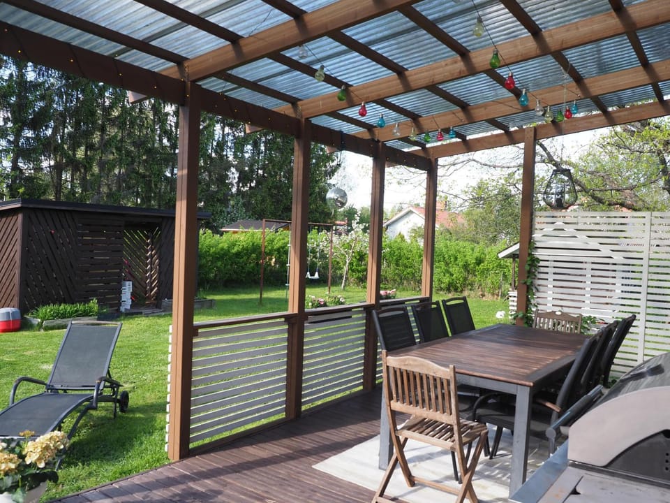 Patio, Balcony/Terrace, Dining area, Garden view
