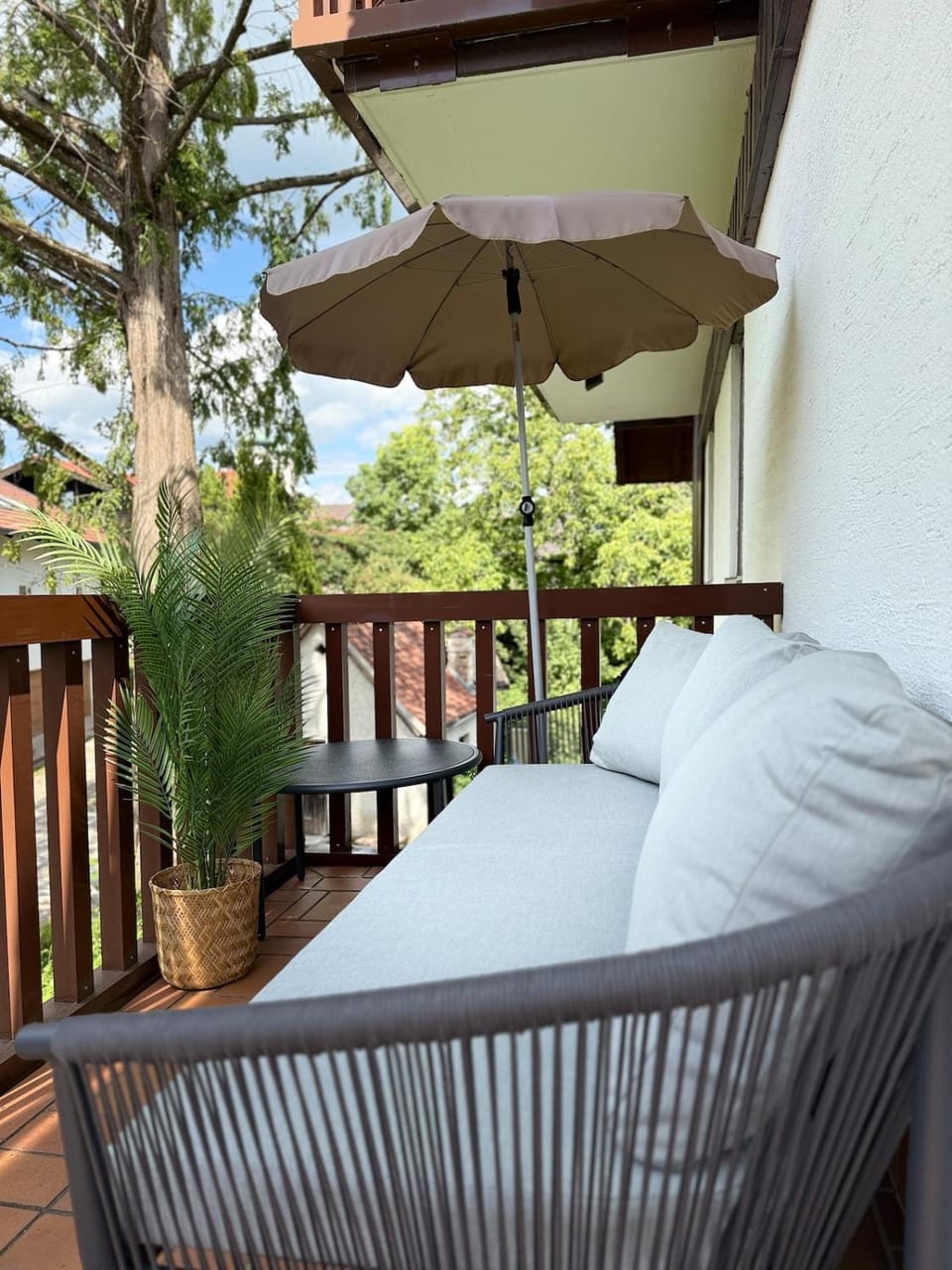 Patio, Balcony/Terrace, Balcony/Terrace, Seating area, Garden view