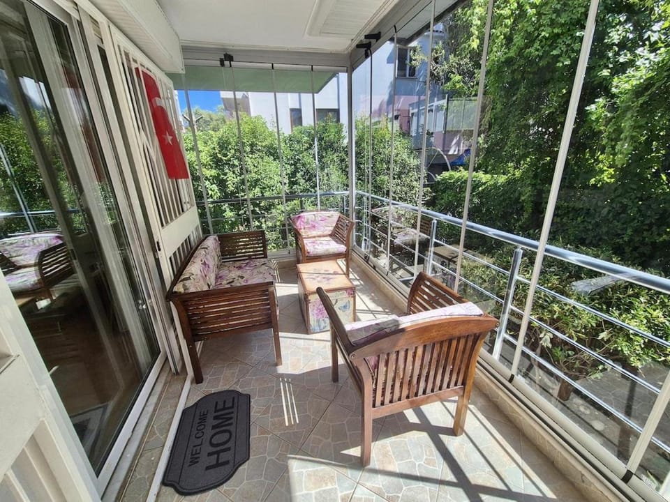 Beachside Duplex with Patio Apartment in Antalya