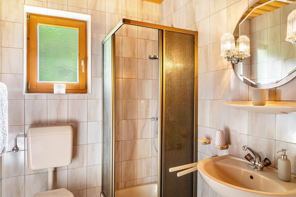 Bathroom, Living room