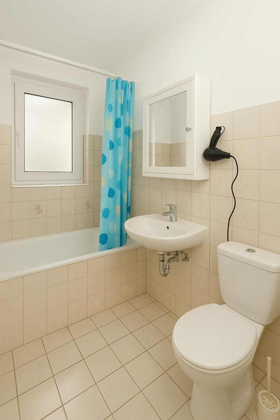 Bett im Durchgangszimmer Hostel in Gelsenkirchen