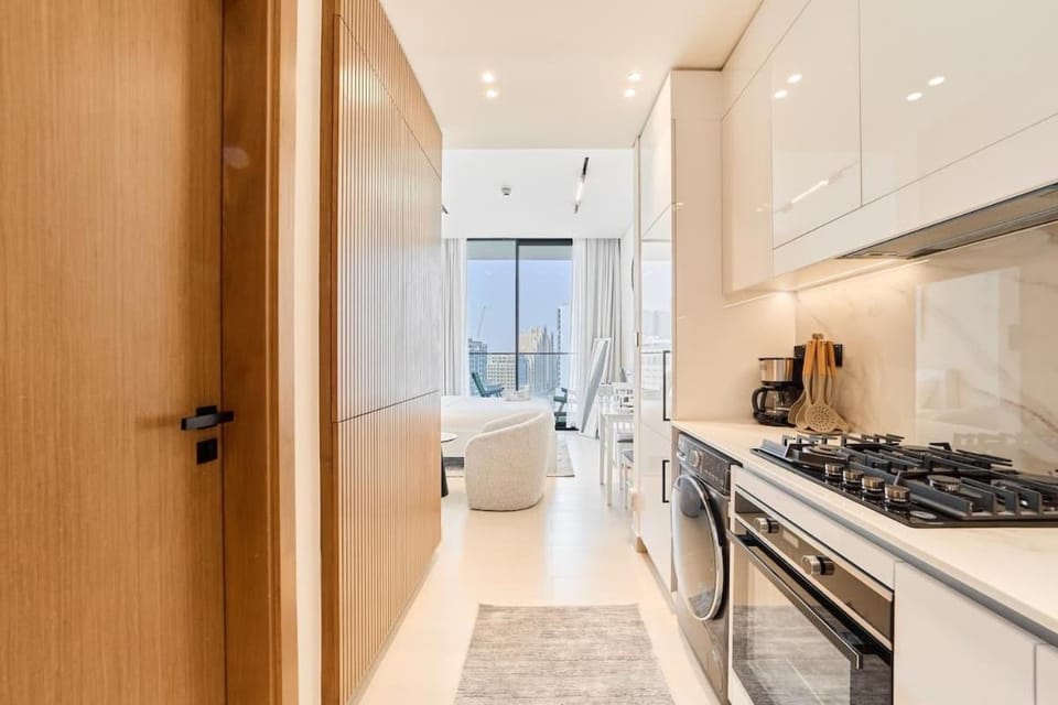 FAM Living Stylish Studio Apartment in Binghatti Azure JVC Apartment in Dubai