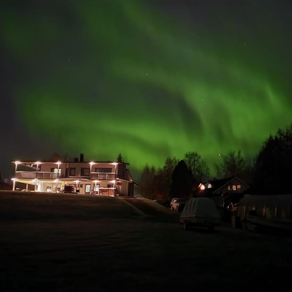 Property building, Night, Natural landscape