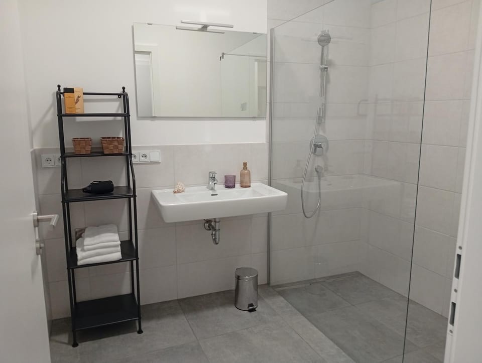 Bathroom, Facility for disabled guests, towels