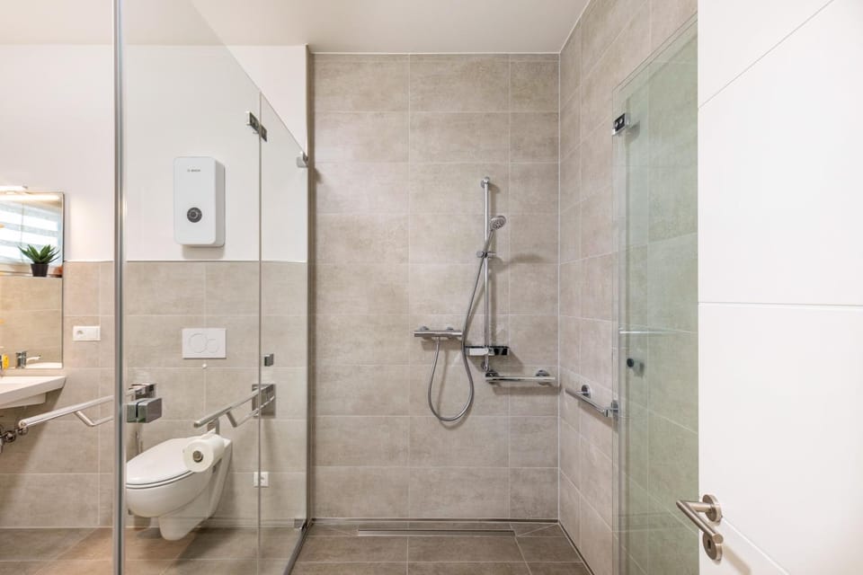 Bathroom, Living room