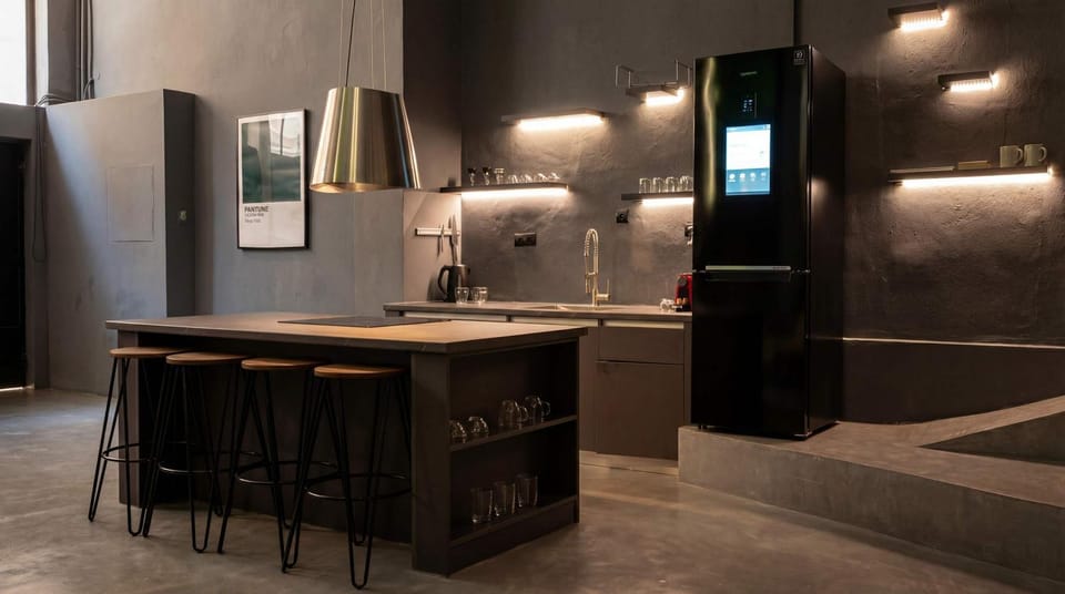 The Atrium Loft Industrial Chic Redefined Apartment in Athens