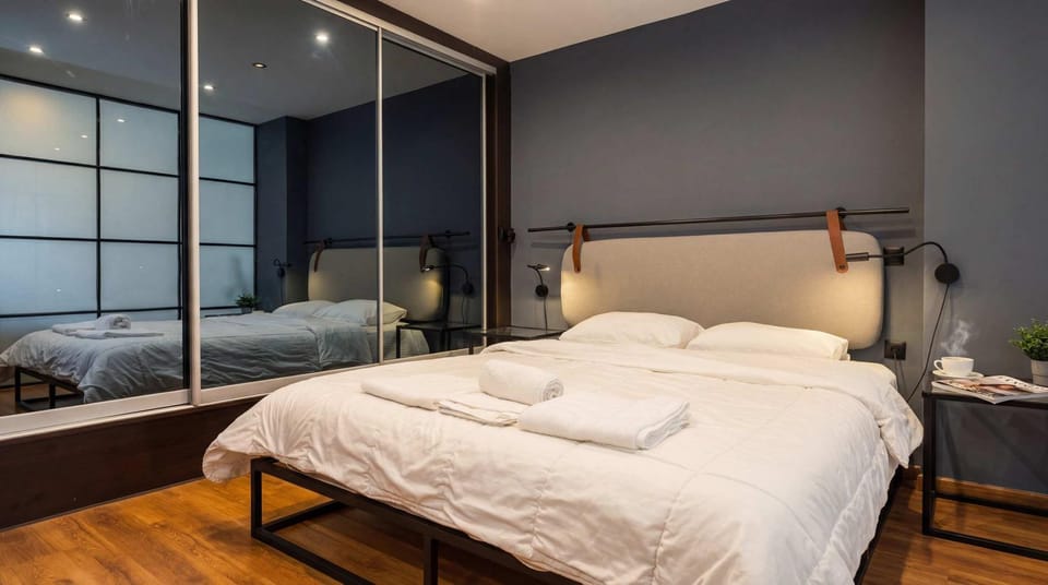 The Atrium Loft Industrial Chic Redefined Apartment in Athens