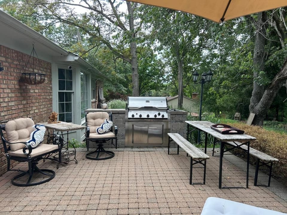 Patio, Balcony/Terrace, Garden view