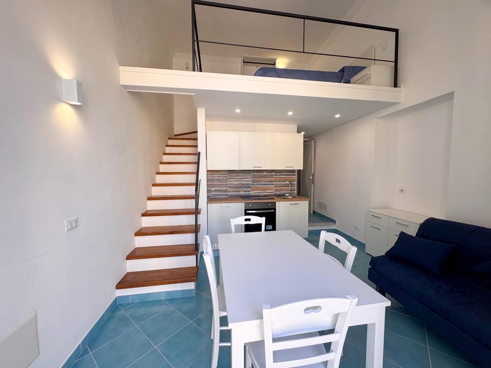 Kitchen or kitchenette, Living room, Dining area