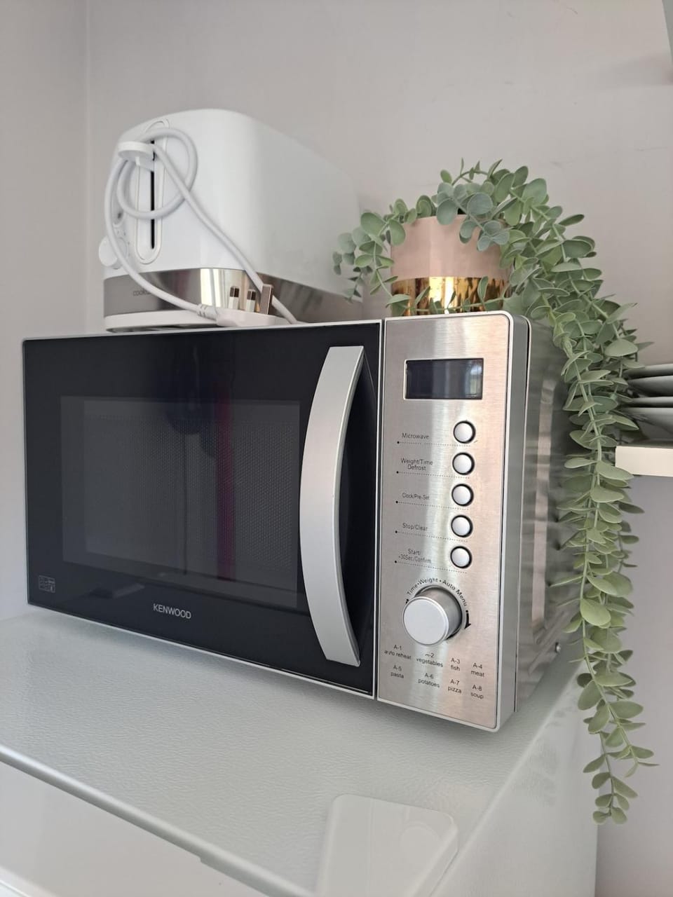 microwave, toaster