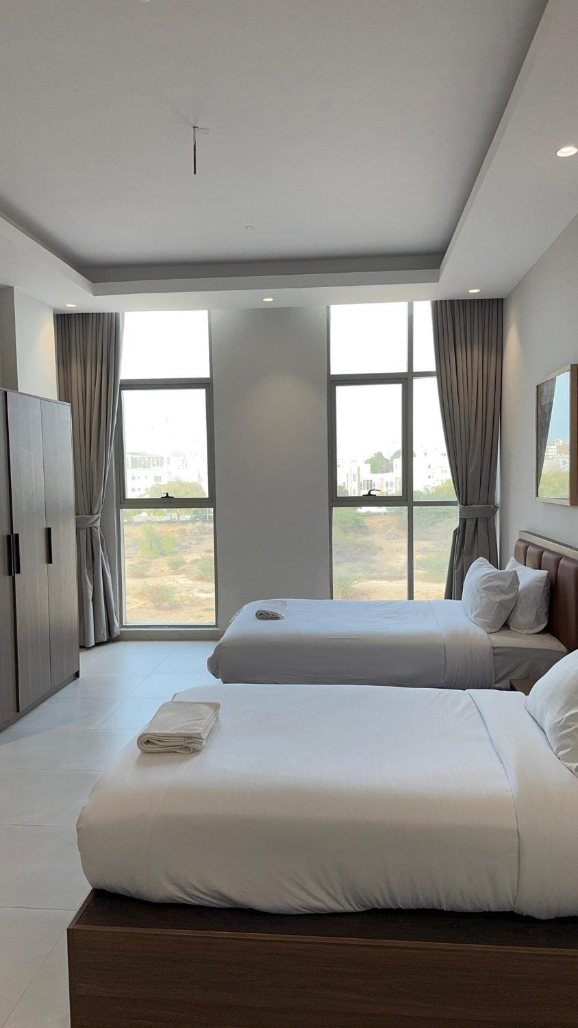 Muscat City Stay-2BR Apt 201 near Grand & Avenue Mall Apartment in Muscat
