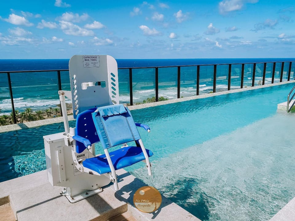 Natural landscape, View (from property/room), Pool view, Sea view, Swimming pool