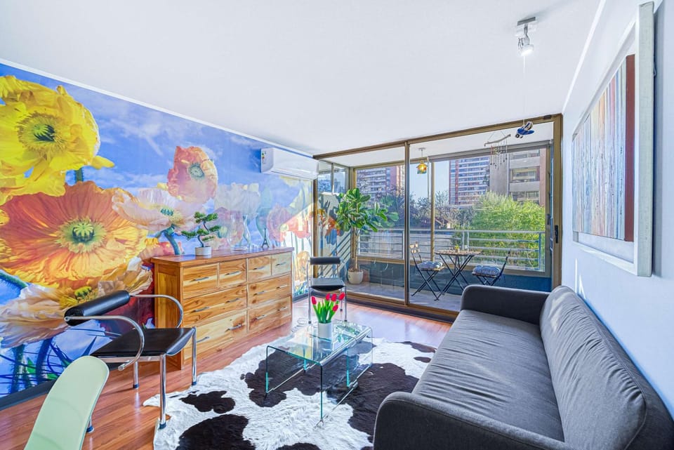 Urban Bloom 3D Wifi y Estacionamiento Apartment in Santiago