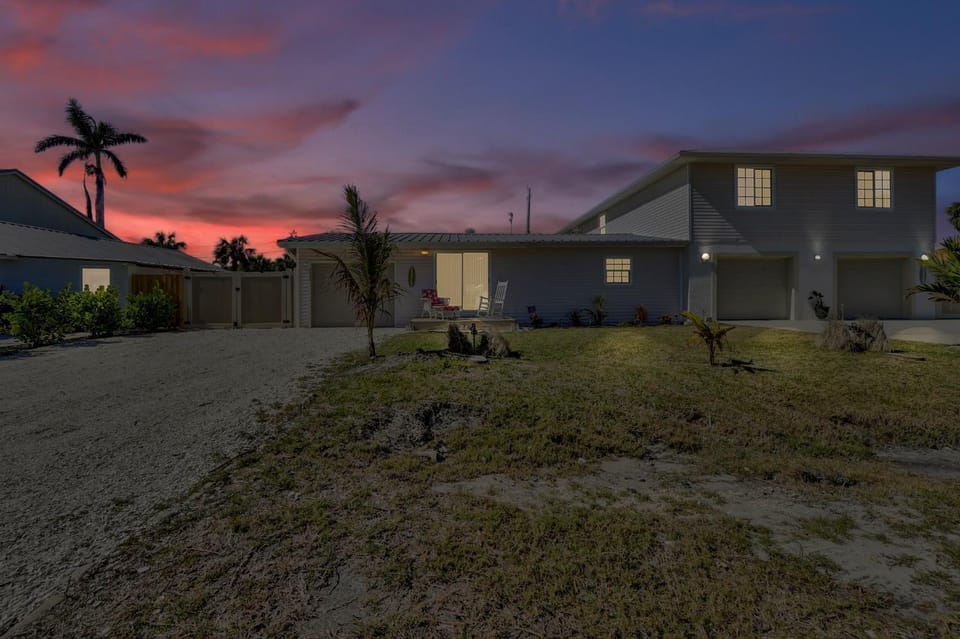 Property building, Sunset