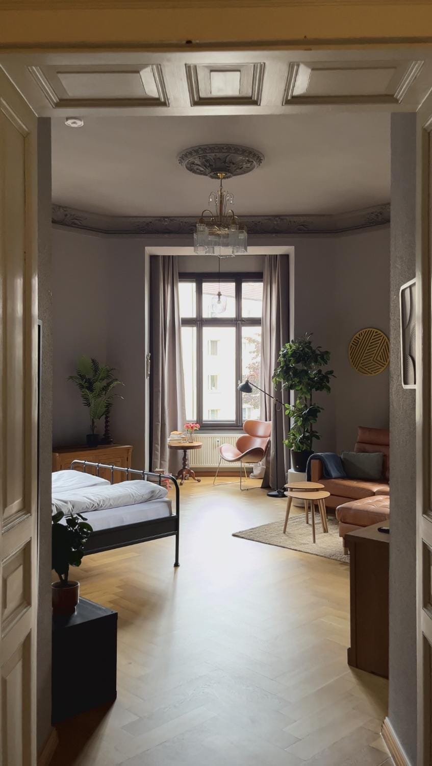Living room, Seating area, Bedroom