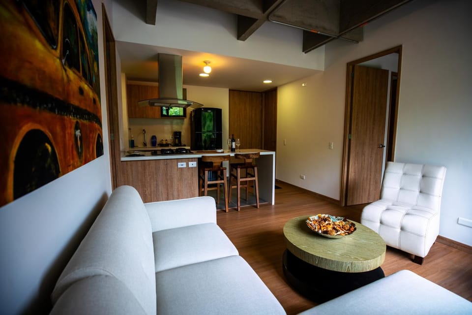 Kitchen or kitchenette, Living room, Seating area, Dining area, kitchen