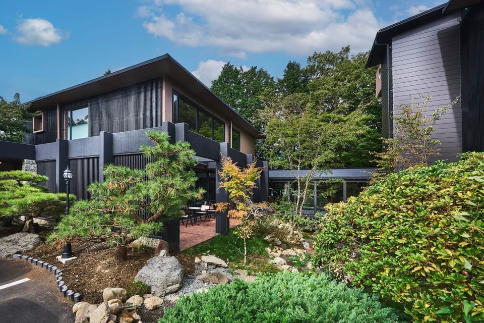 Property building, Garden view