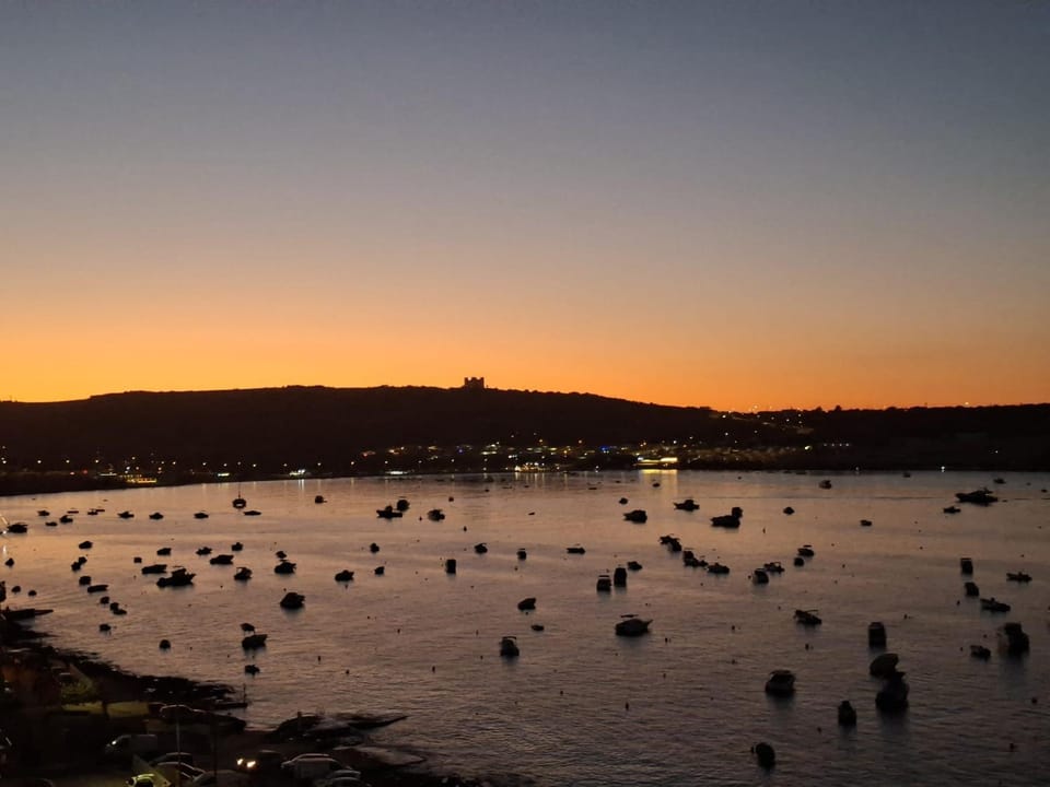 Natural landscape, Sea view, Sunset