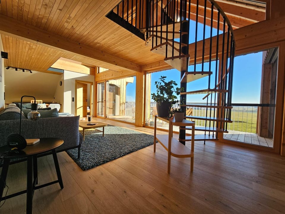 View (from property/room), Balcony/Terrace, Living room, Seating area, Dining area
