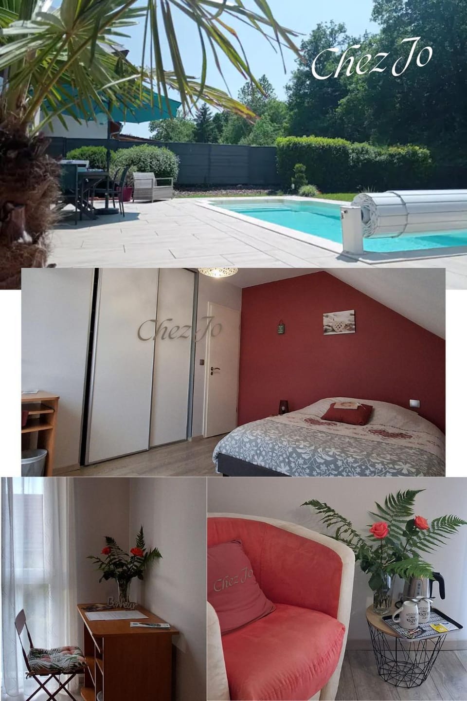 Natural landscape, Coffee/tea facilities, Seating area, Bedroom, Swimming pool, sunbed
