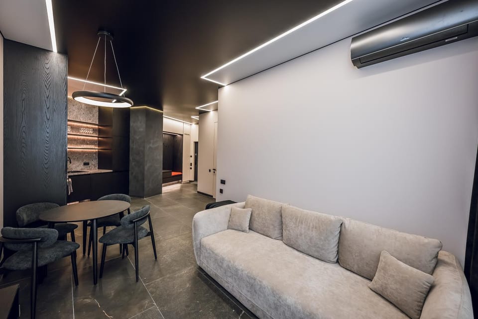 Living room, air conditioner