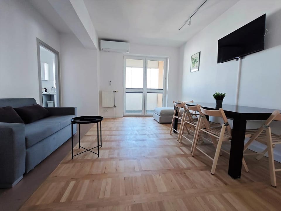 Communal lounge/ TV room, TV and multimedia, Living room, Seating area, Dining area, air conditioner
