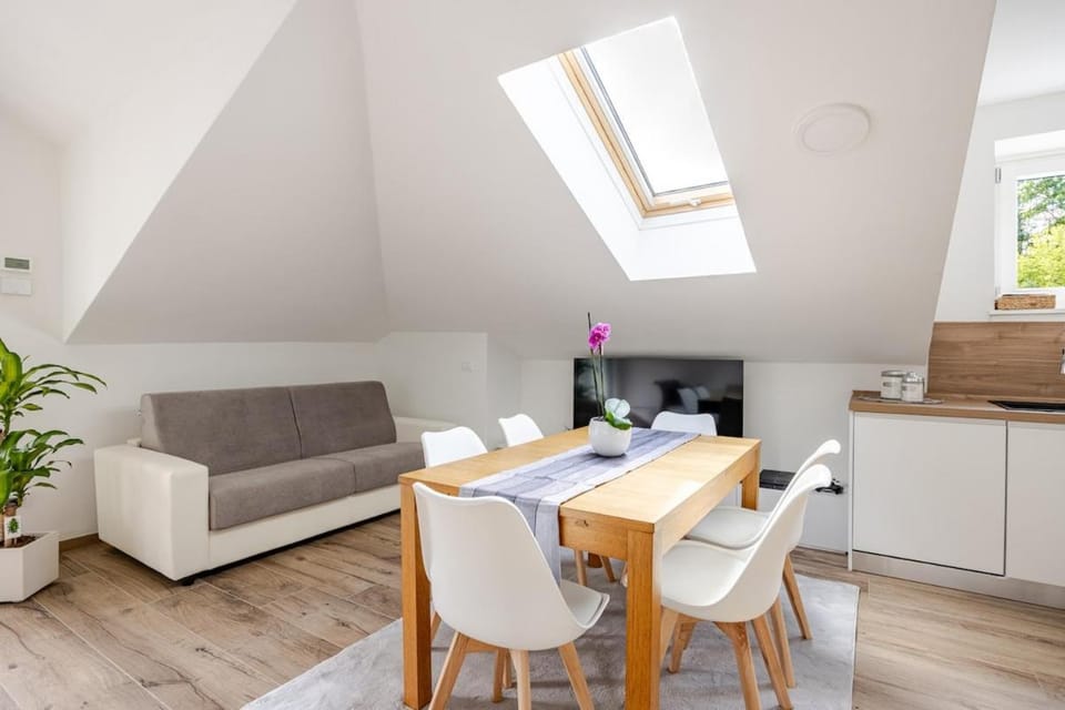 TV and multimedia, Kitchen or kitchenette, Living room, Seating area, Dining area