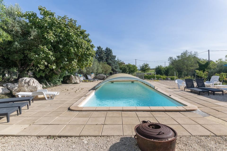 Property building, Living room, Swimming pool