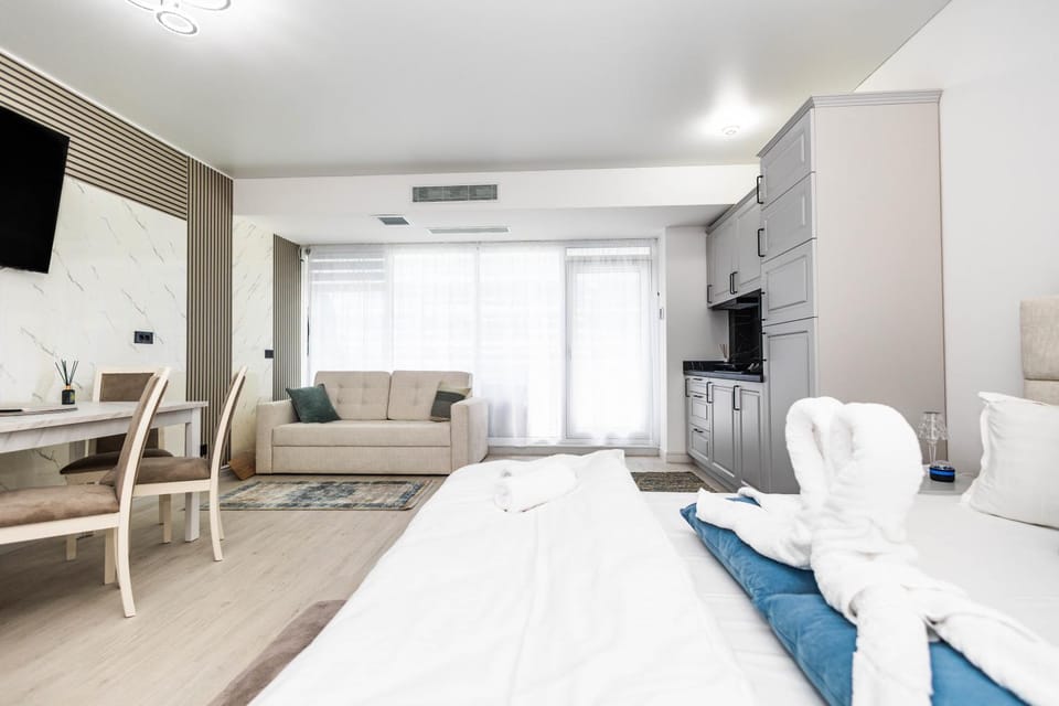 Bed, TV and multimedia, Seating area, Dining area, air conditioner