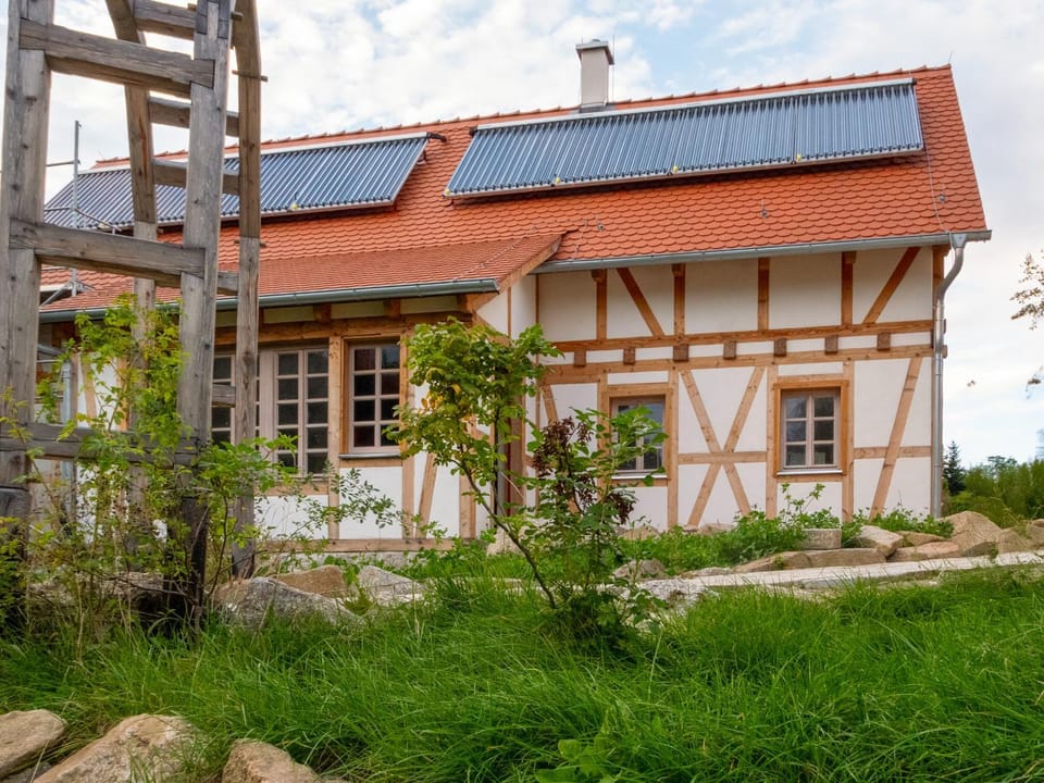 Property building, Garden view