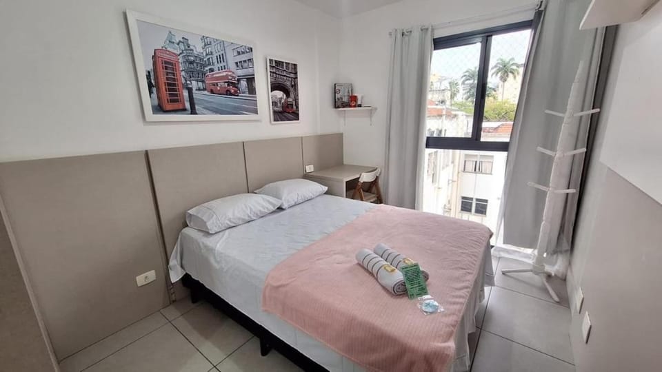 seu lar moderno, com varanda, piscina e academia Apartment in Santa Teresa