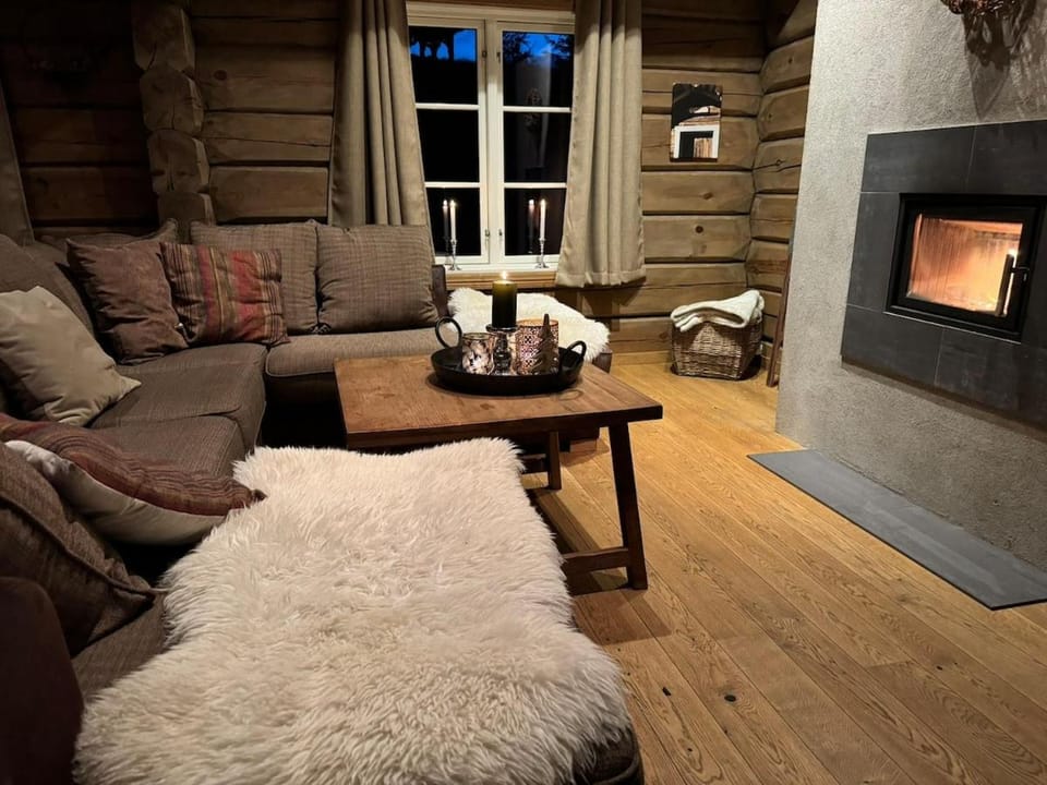 Lovely log cabin at Lifjell Cabin in Viken, Norway