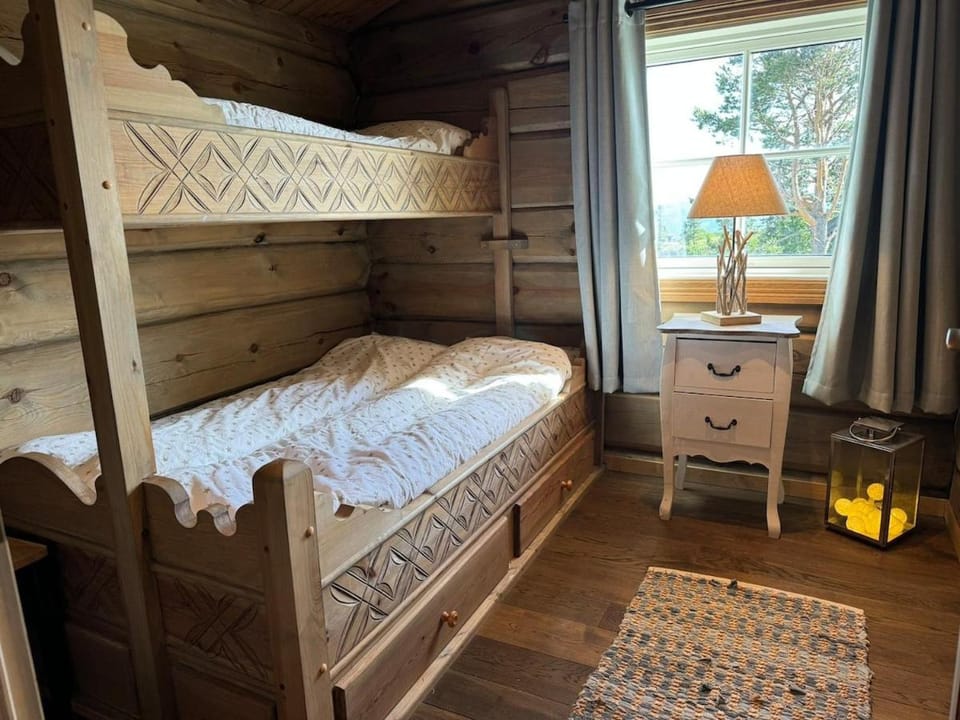Lovely log cabin at Lifjell Cabin in Viken, Norway