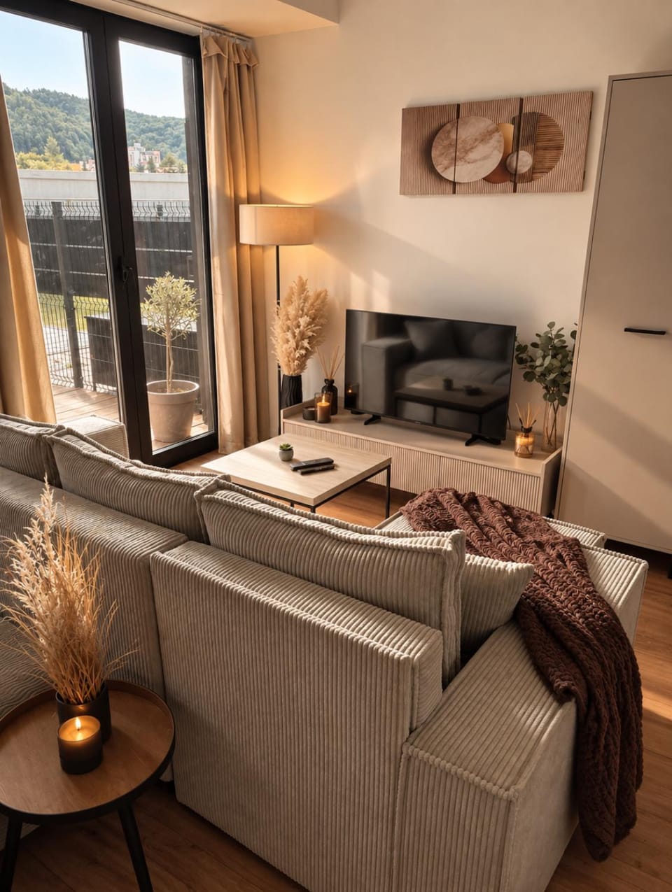 Moderný apartmán v centre Banskej Bystrice so súkromnou terasou a parkovaním Apartment in Slovakia