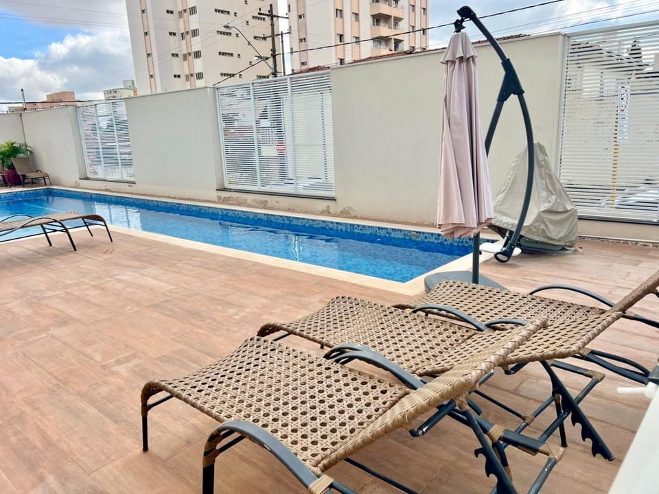 Pool view, Swimming pool, sunbed