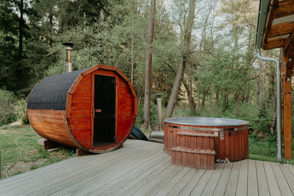 Glamping Všímarský potok House in South Bohemian Region