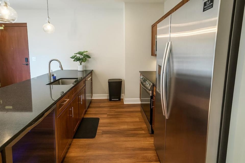 Modern Luxe Airport, Rock Hall, Stadiums, Casino Apartment in Cleveland Heights